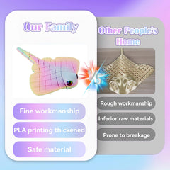 oyeftp Manta Ray supports focus and relaxation during work or study.