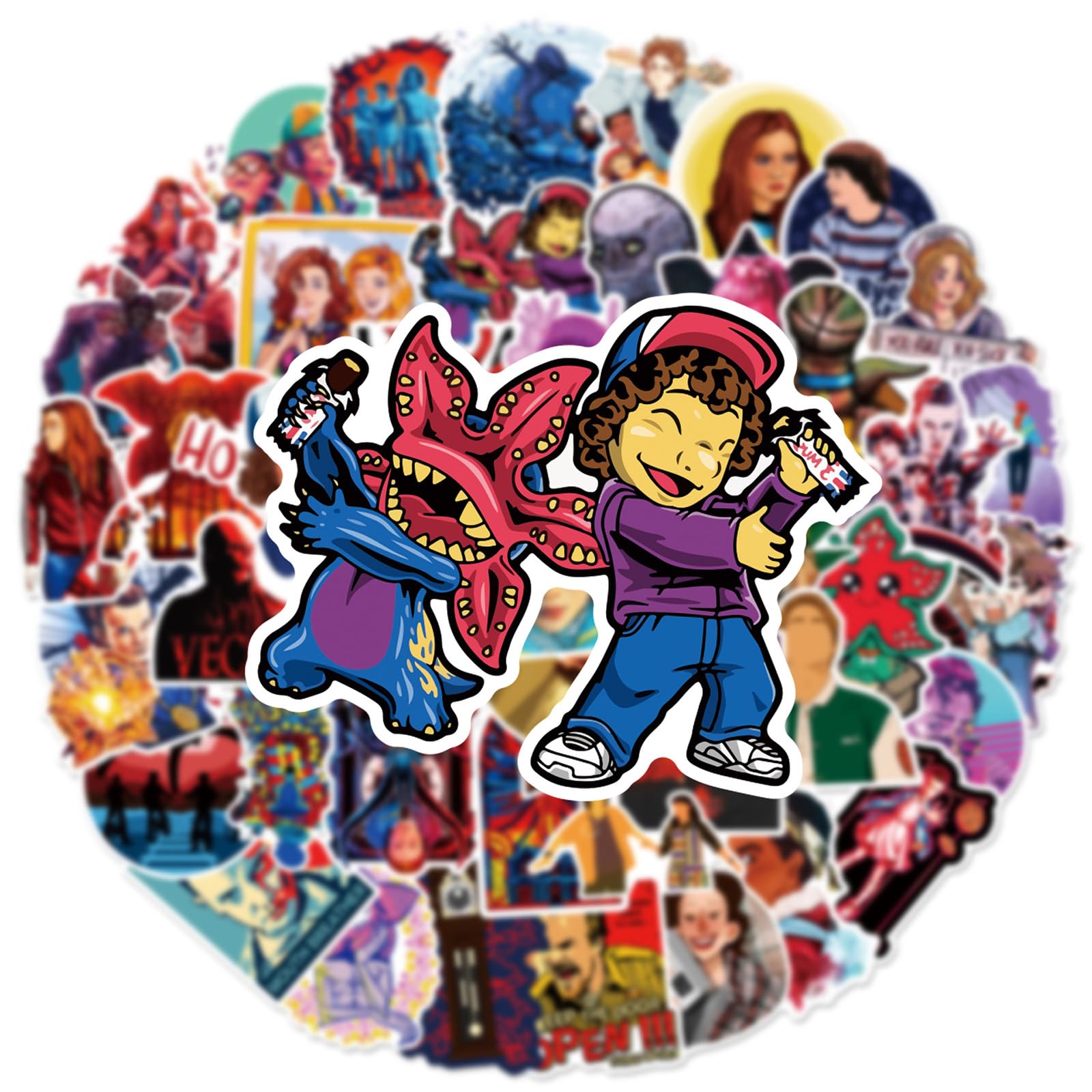 OYZX Stranger stickers on car add character for daily commutes