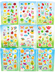 Ozepao spring stickers collection showing 148 designs for kids' crafts