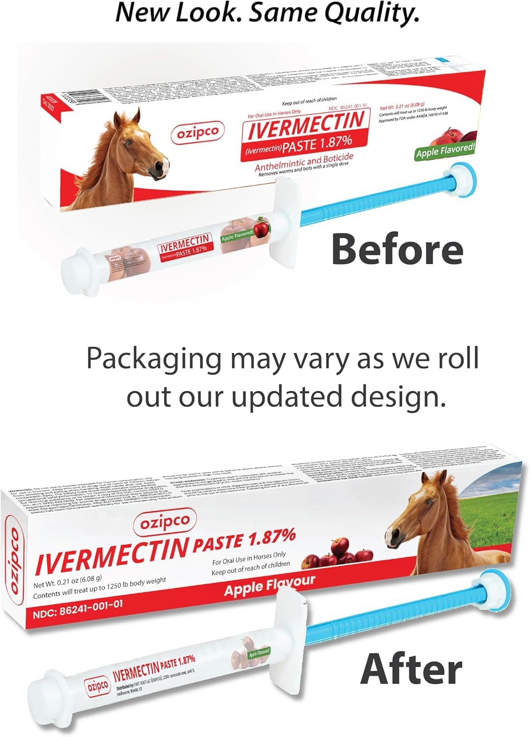 OZIPCO three pack syringes provides convenient dosing for ongoing care.