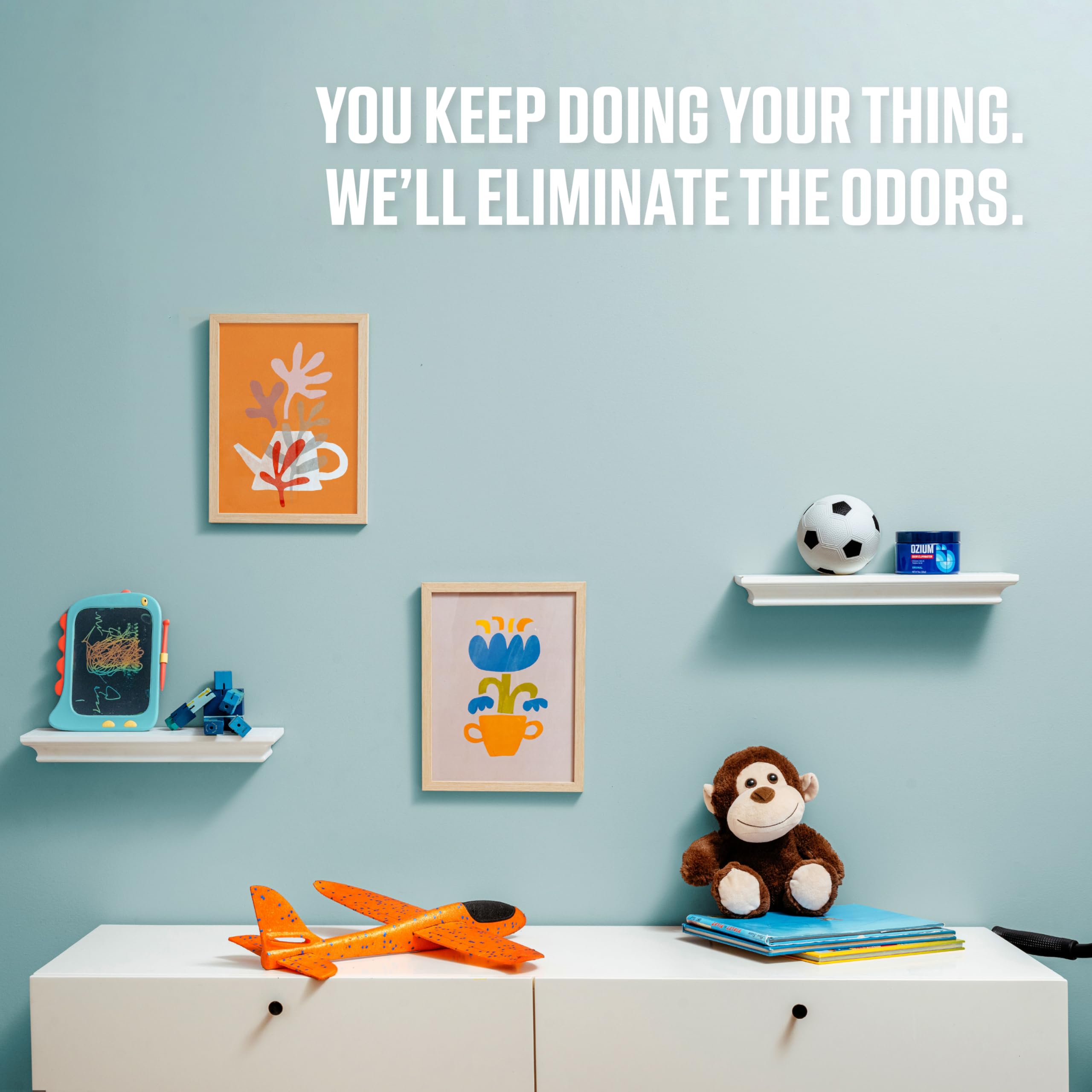 Ozium six-pack set supports odor control across multiple spaces.