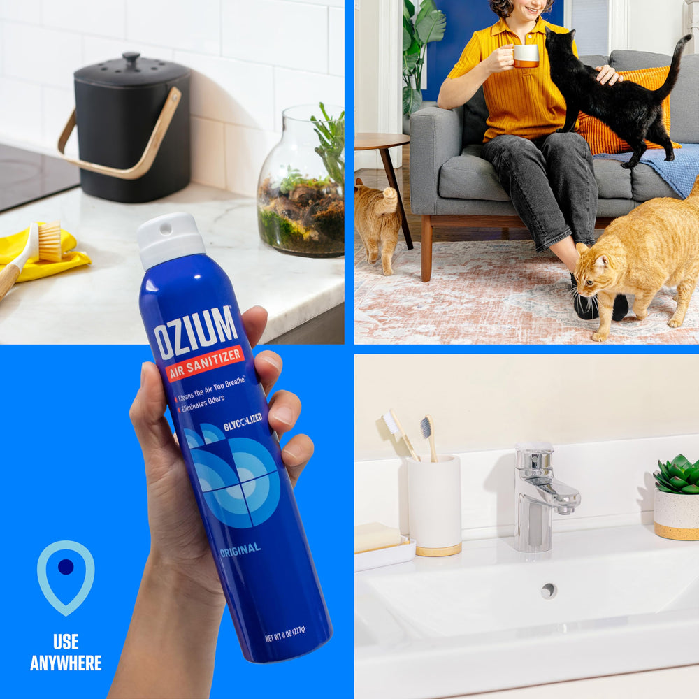 Ozium office workspace air sanitizer for a healthier desk space