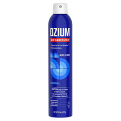 Ozium original scent 8oz bottle viewed front for quick everyday odor control.