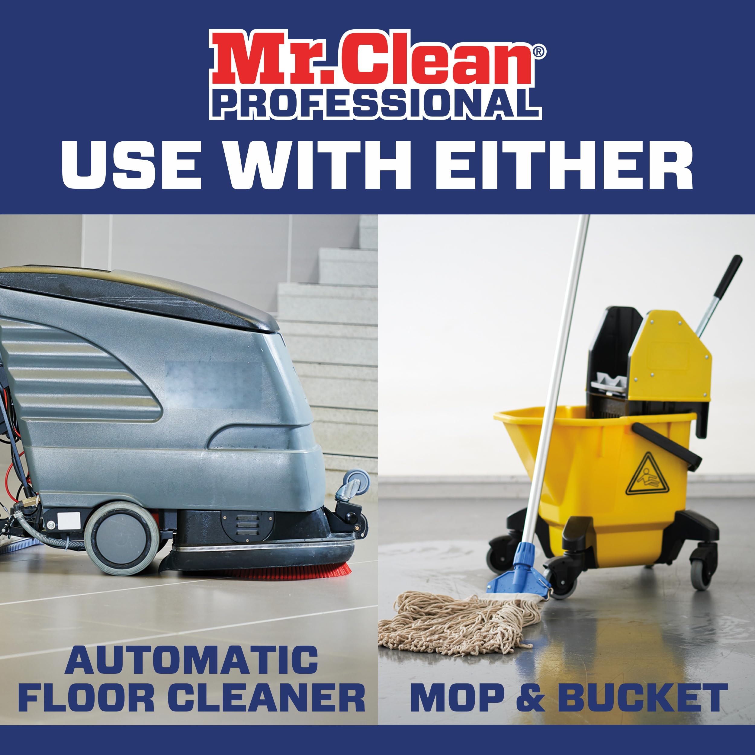 Hardwood floors with a sealed finish refreshed by Mr. Clean Professional cleaner