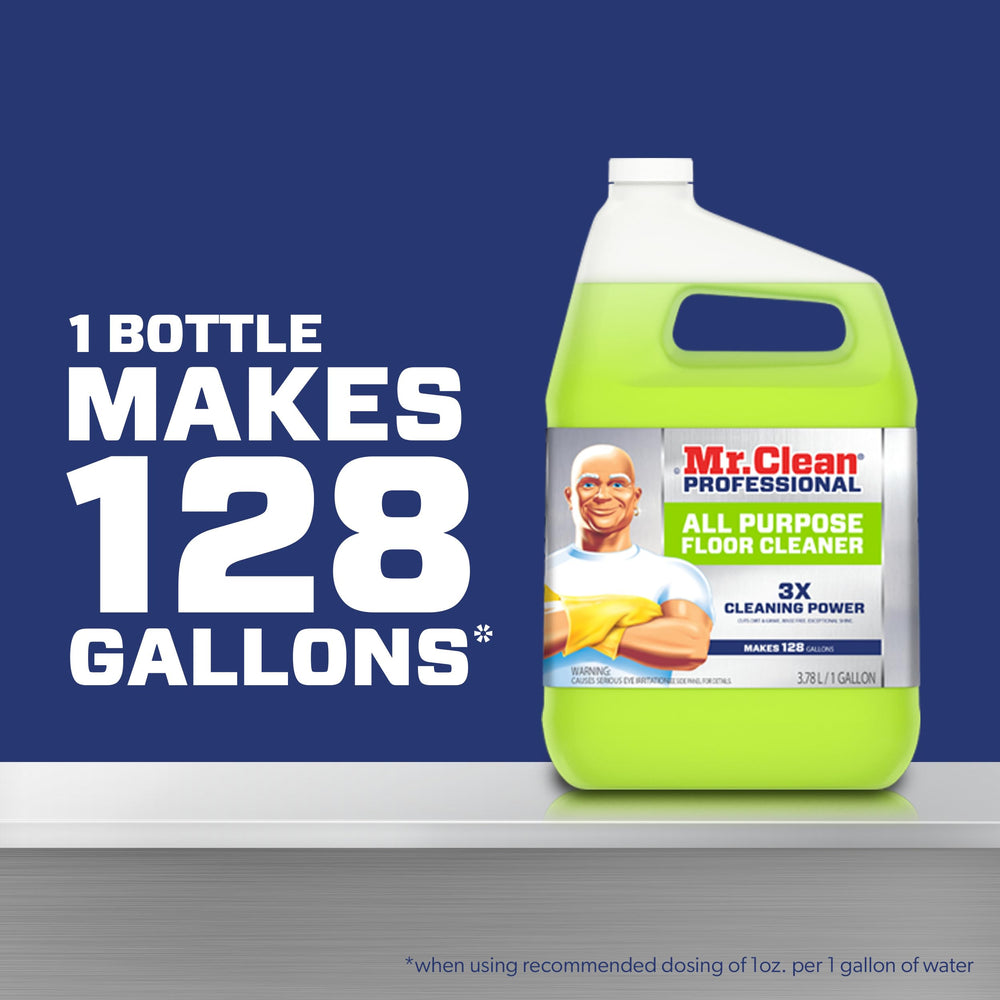 Mr. Clean Professional suds collapse quickly aiding faster rinsing