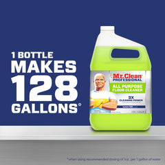 Mr. Clean Professional suds collapse quickly aiding faster rinsing