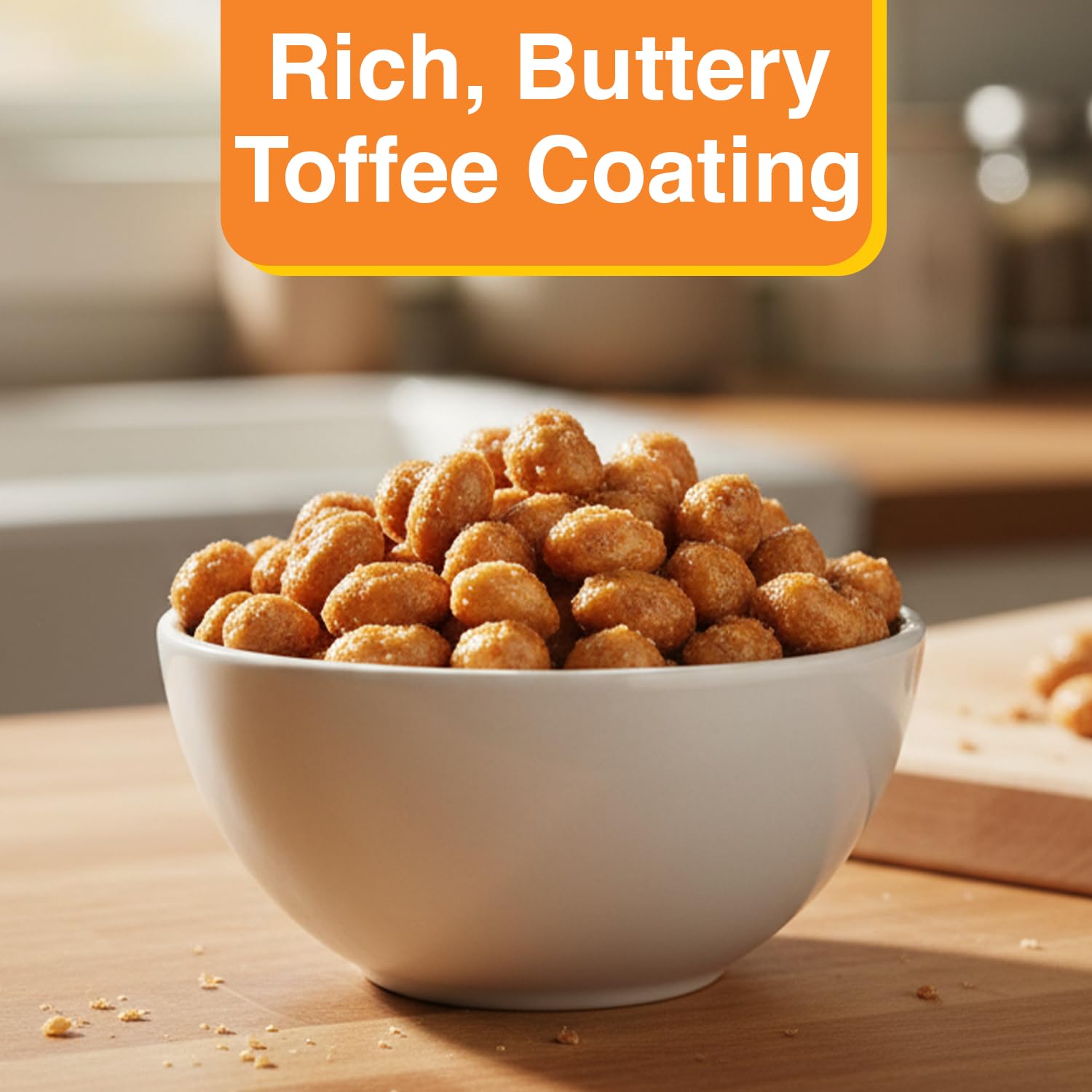 Serving plate idea with P-Nuttles butter toffee peanuts
