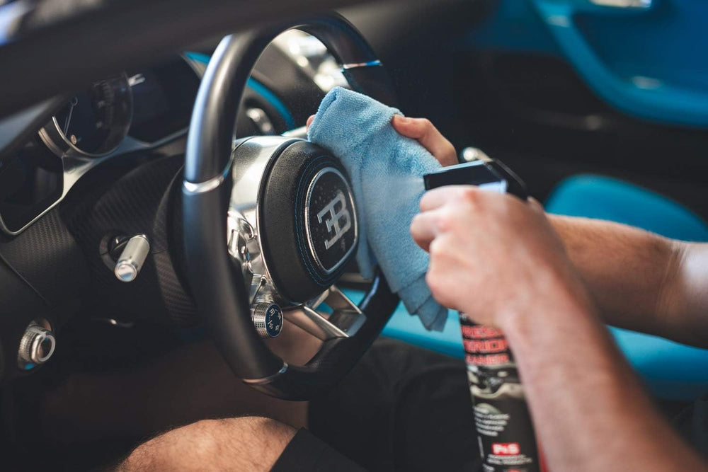 P&S Xpress Interior Cleaner no-residue finish delivering a dry-to-touch interior