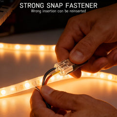 PA66 nylon body supports durability and long-term low-voltage performance.