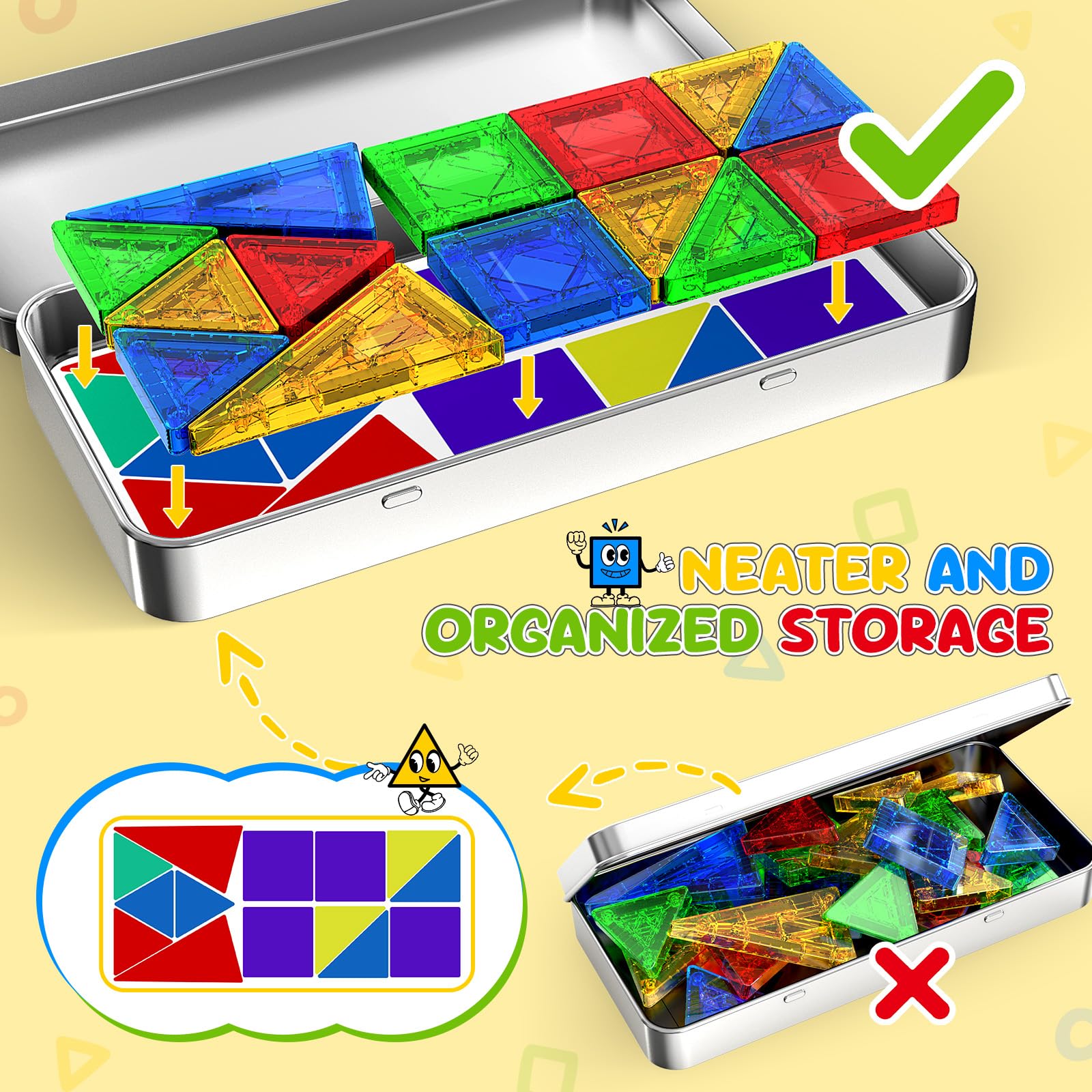 Paaxido Mini Tiles building houses and animals for imaginative play