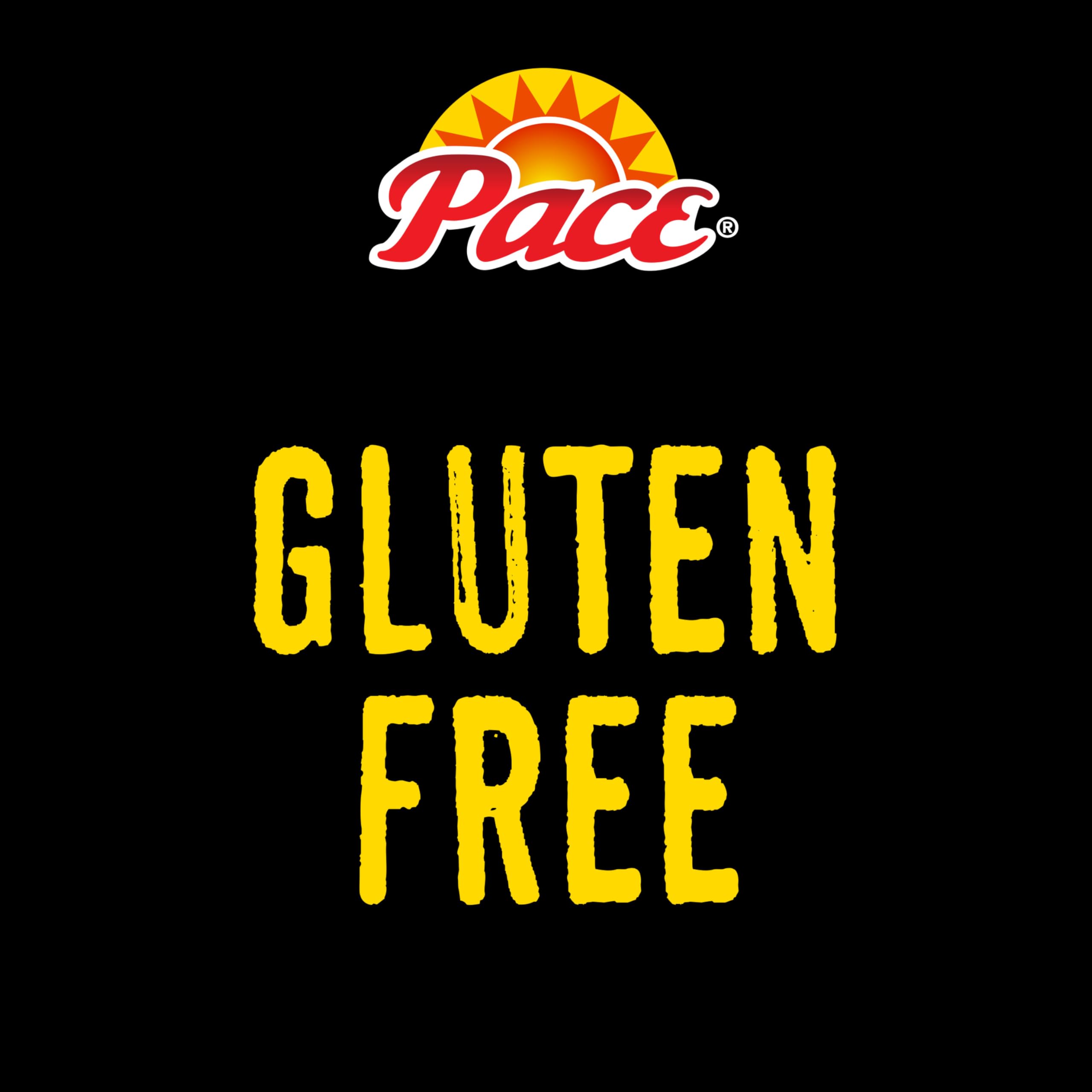 Pace salsa pouring from bottle, ideal as topping or marinade.