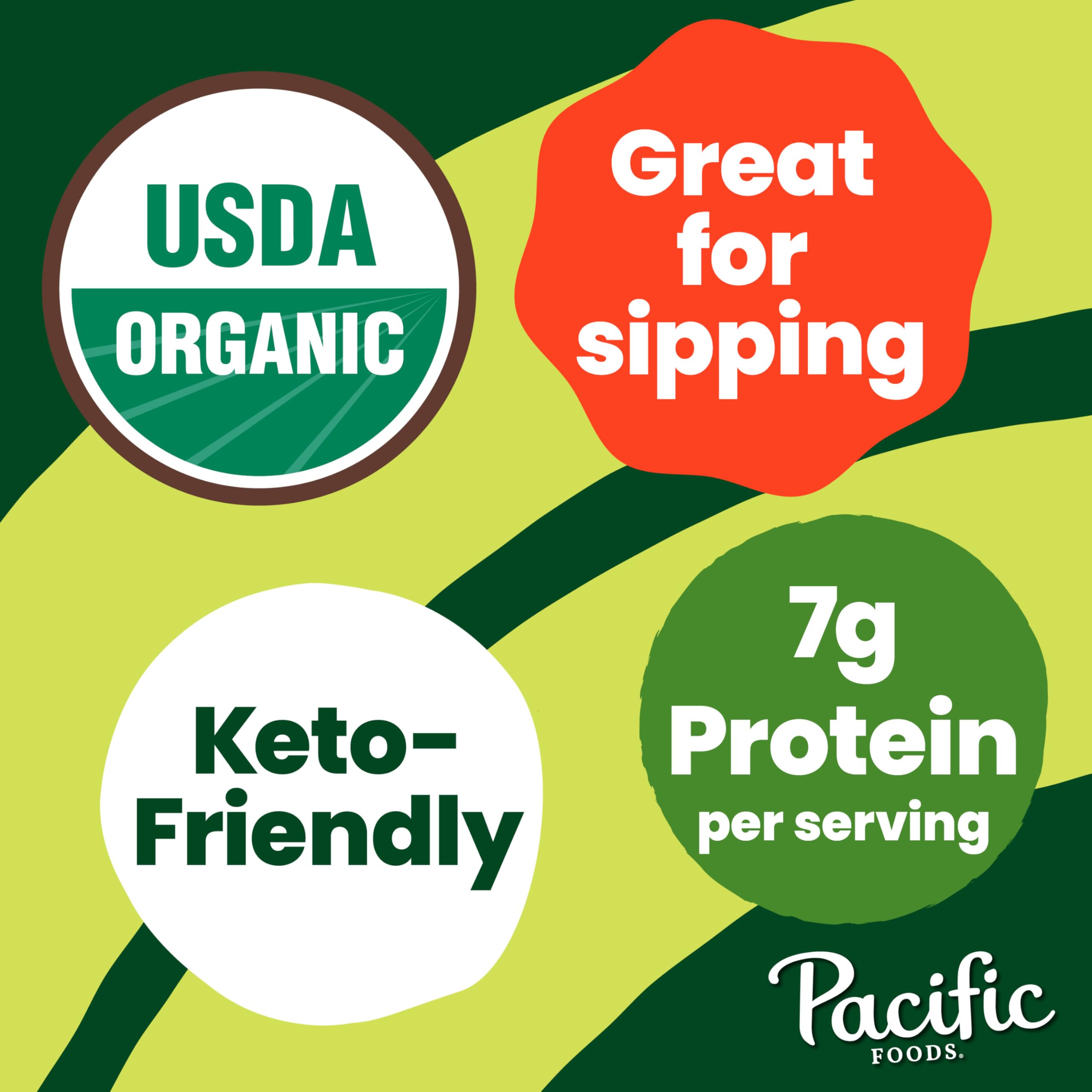 Pacific Foods broth ingredients with vegetables rosemary and mushrooms create depth