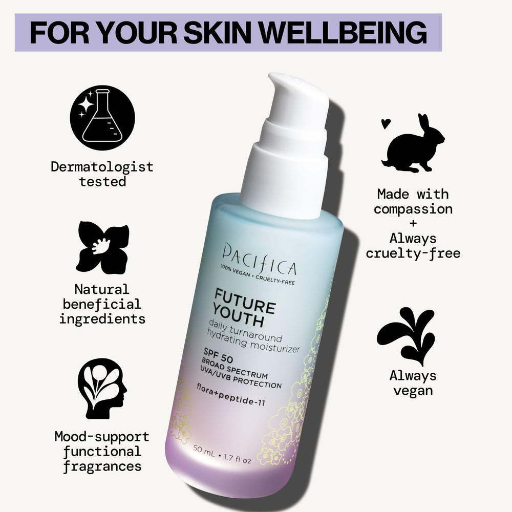 Pacifica no harsh chemicals label highlighting clean, vegan formula