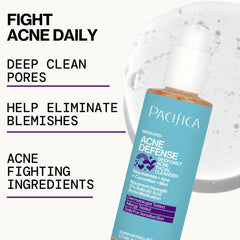 Pacifica Acne Defense bottle top showing easy dispensing.