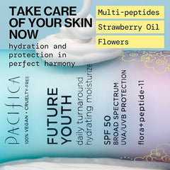 Pacifica flora peptide 11 complex close-up highlighting premium ingredients