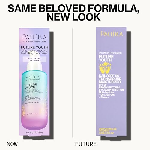 Pacifica future youth daily turnaround moisturizer tube ready for morning routine