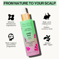 Pacifica rosemary mint scent provides a refreshing, spa-like experience