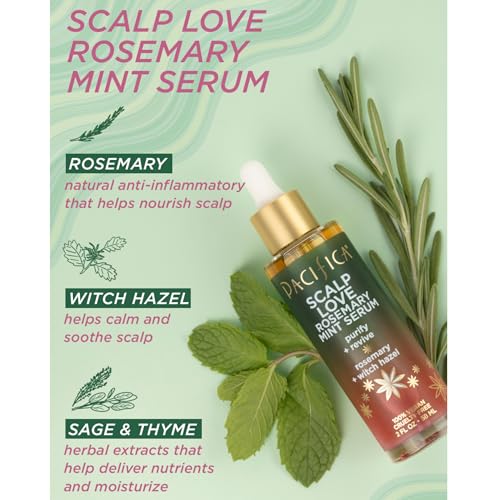 Pacifica Scalp Love Serum application close-up shows easy dispensing