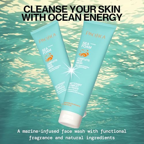 Pacifica Sea Foam mini tube coconut scent cue for refreshing cleansing