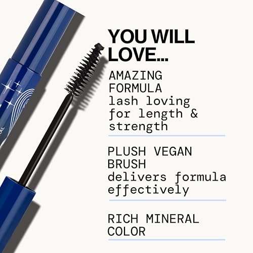 Pacifica Stellar Gaze mascara brush glides smoothly for clump-free application.
