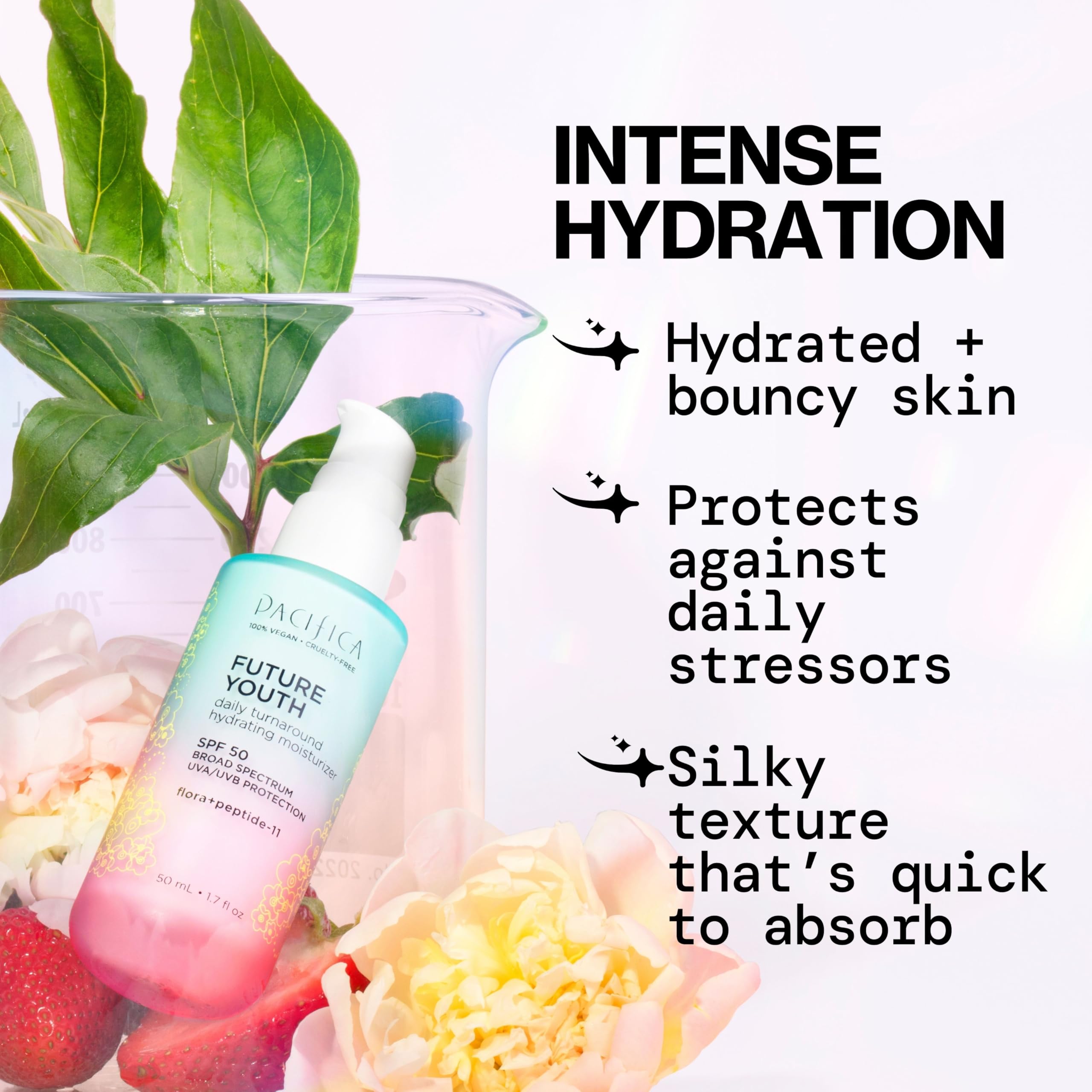 Pacifica vegan cruelty-free label on packaging emphasizing clean beauty
