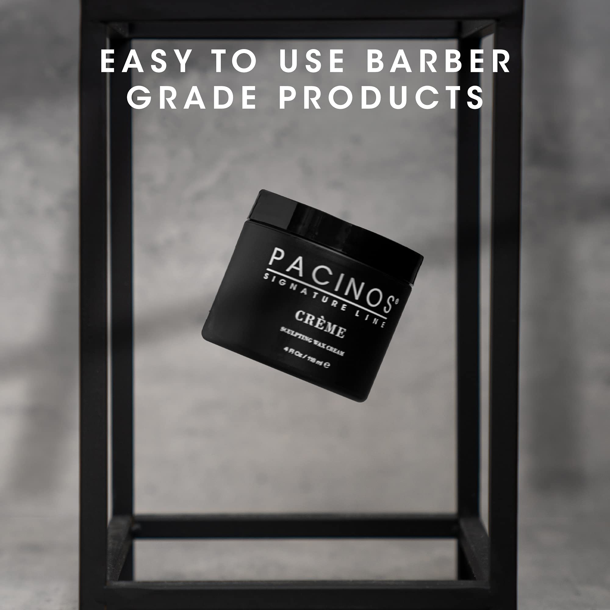Pacinos packaging indicates travel-friendly design for on-the-go styling.