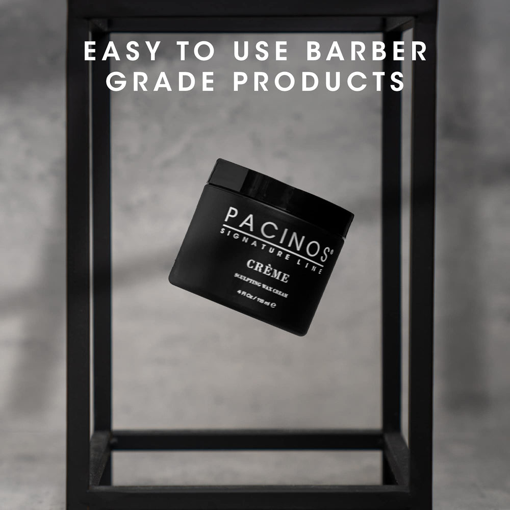 Pacinos packaging indicates travel-friendly design for on-the-go styling.