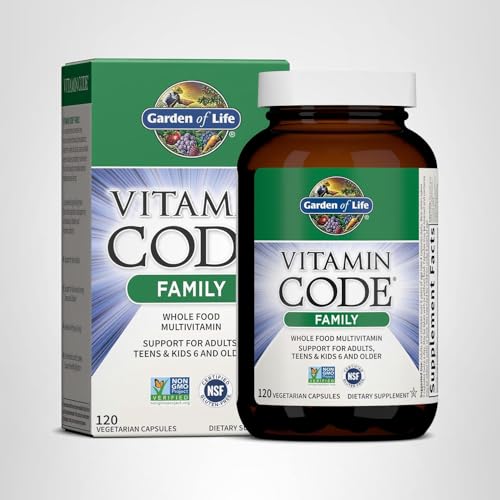 Packaging box and branding for Garden of Life Vitamin Code Family Multi.
