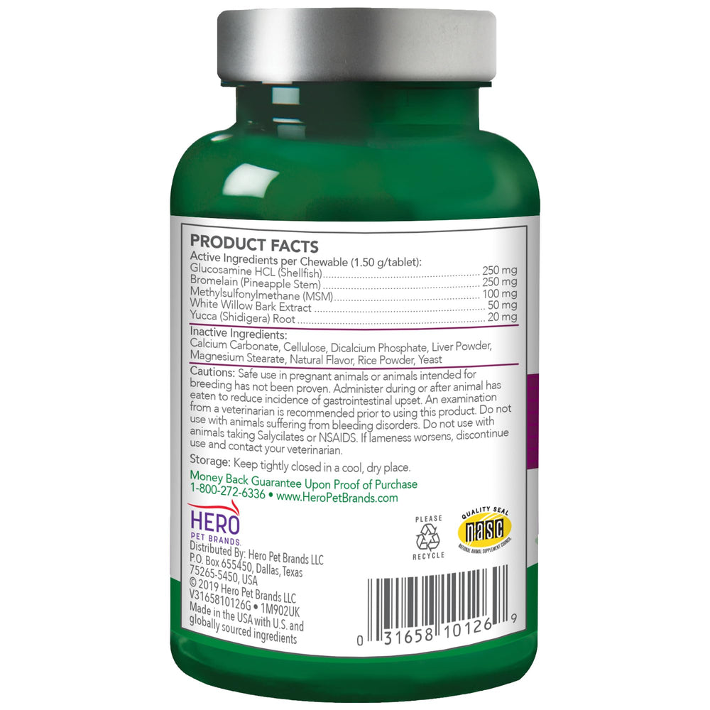Packaging shows 50 chewable tablets and labeling details
