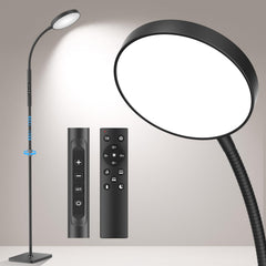 PACOVY floor lamp base and pole assembly for quick setup and stability.