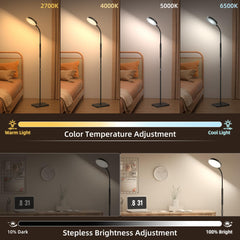 PACOVY gooseneck 360-degree rotation for precise task lighting.