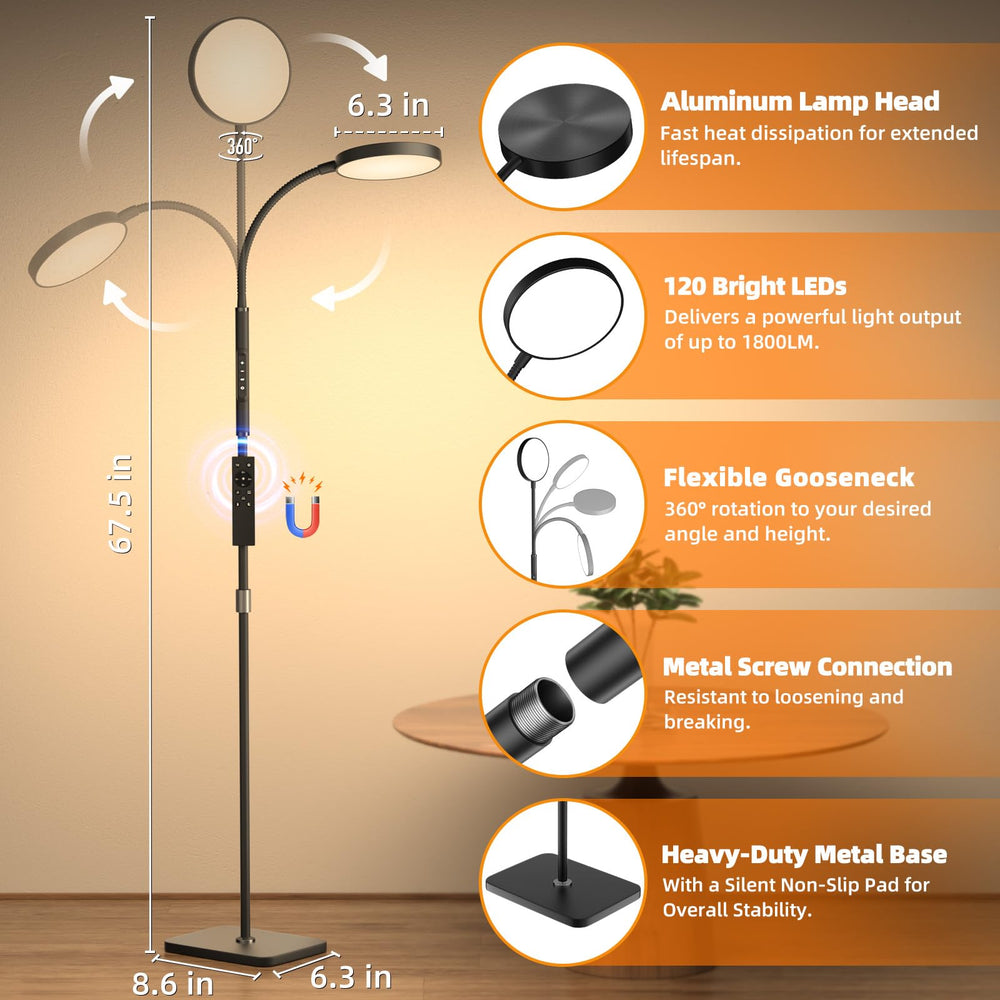 PACOVY remote control for convenient hands-free lighting adjustments.
