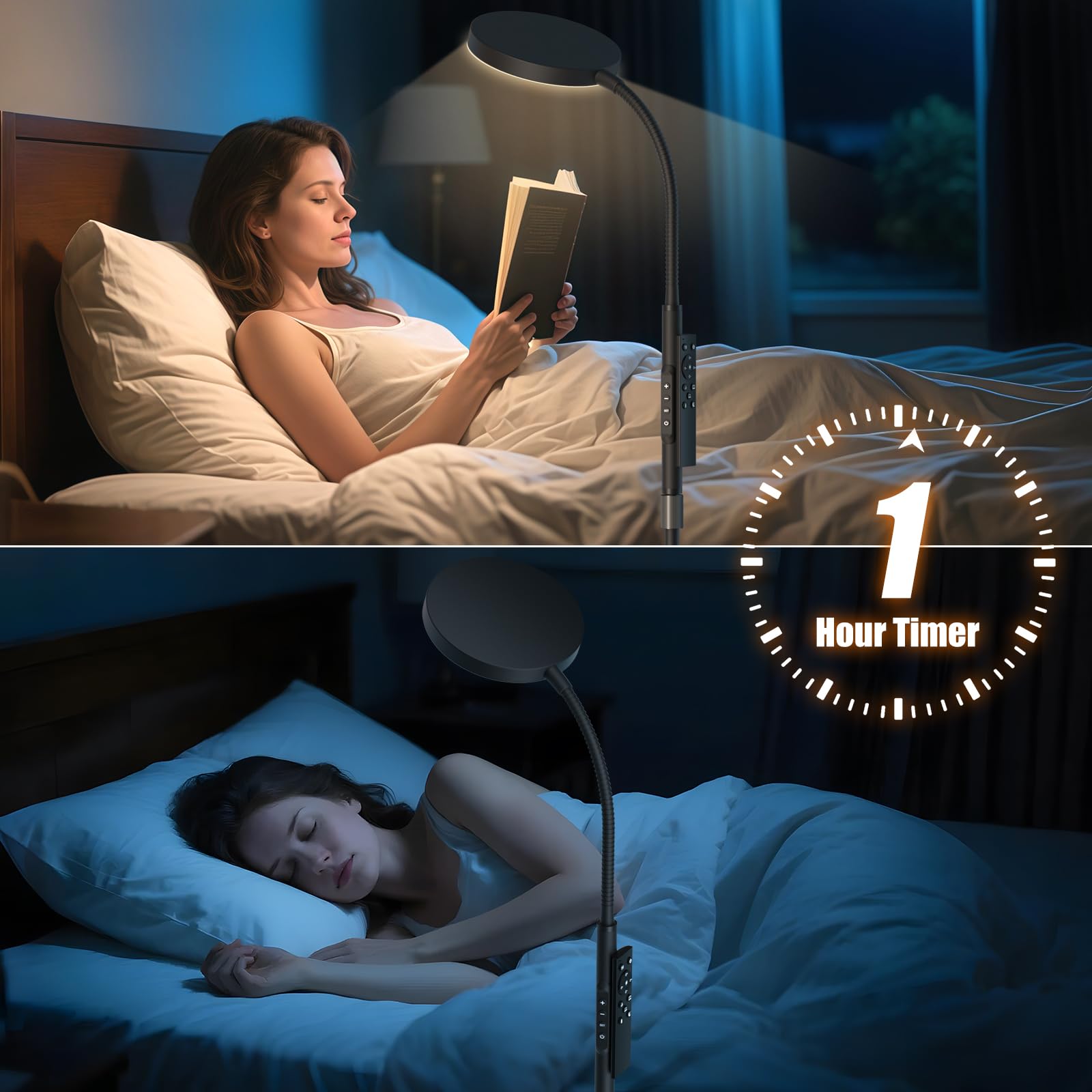 PACOVY weighted base ensures stable placement in busy rooms.