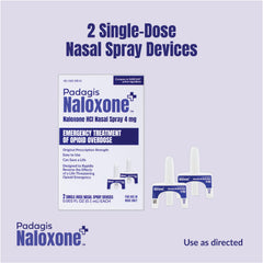 Padagis Naloxone emergency kit ready for quick response.