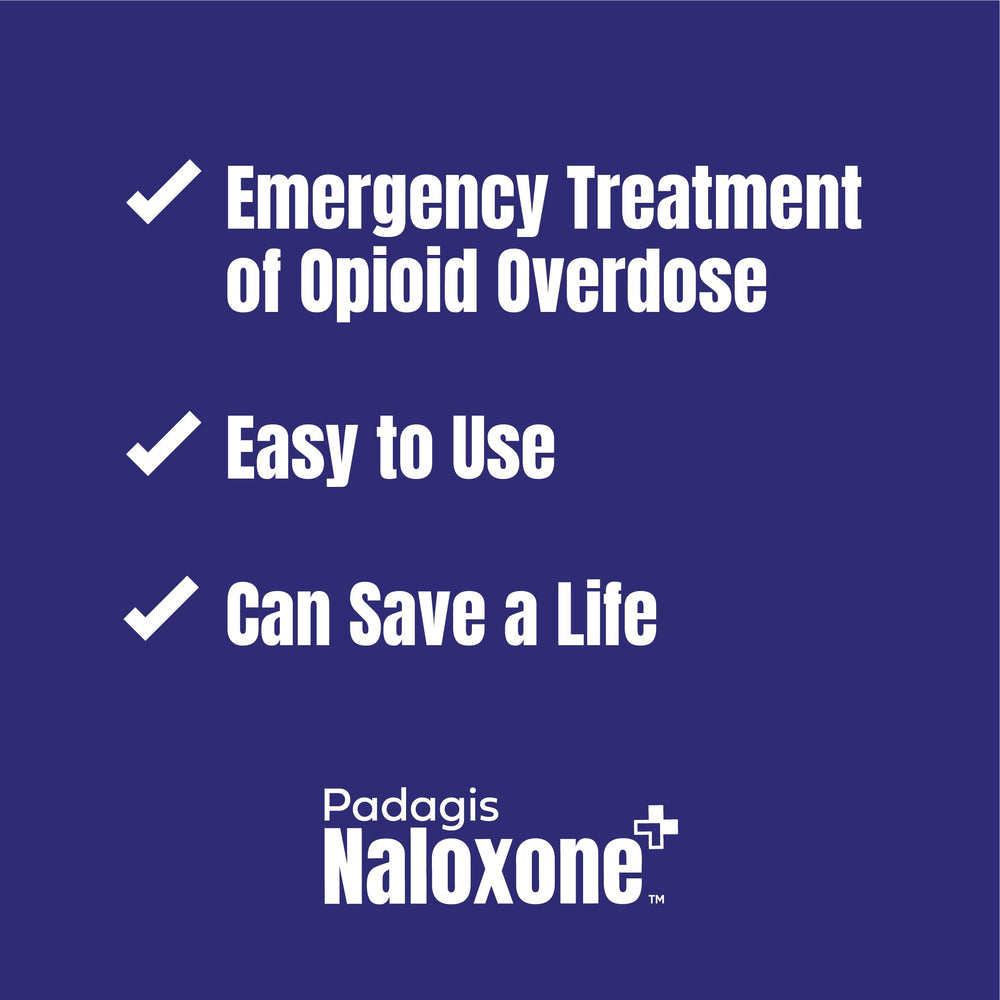 Padagis Naloxone for home or work safety in real-life scenarios.