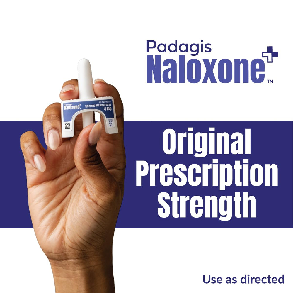 Padagis nasal spray application demonstrates simple, user-friendly use.