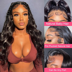 Padise pre-plucked baby hair detail highlights natural edge and shaping.