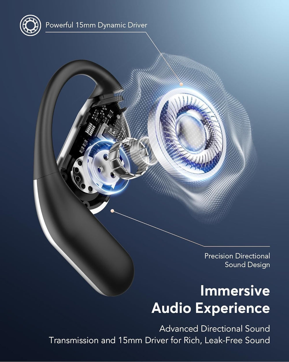 Paekole Bluetooth 6.1 for fast pairing and stable connections.