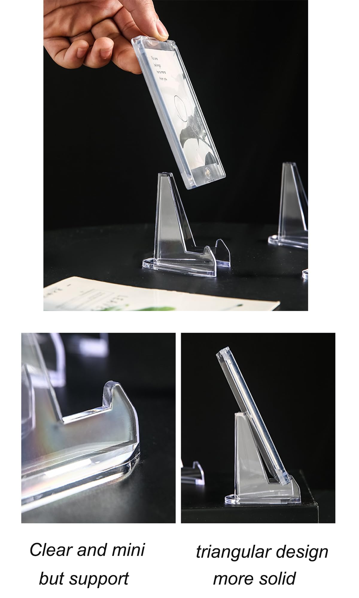 Pairswind baseball card display stand compact and unobtrusive for desks