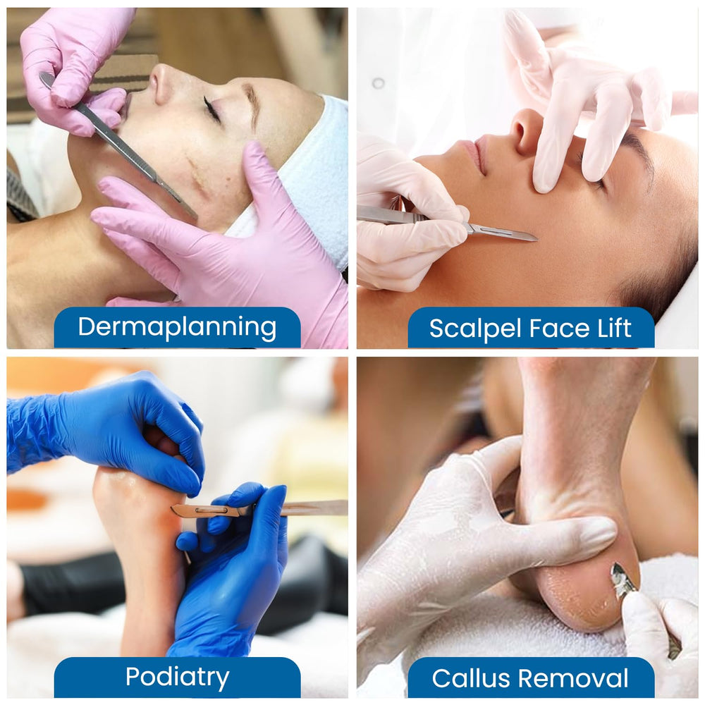 Compact PakCan dermaplaning kit storage for on the go professionals