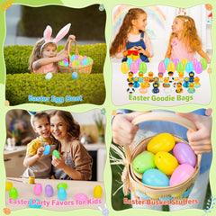 PAKSPAK duck squishy toys inside Easter eggs for tactile play