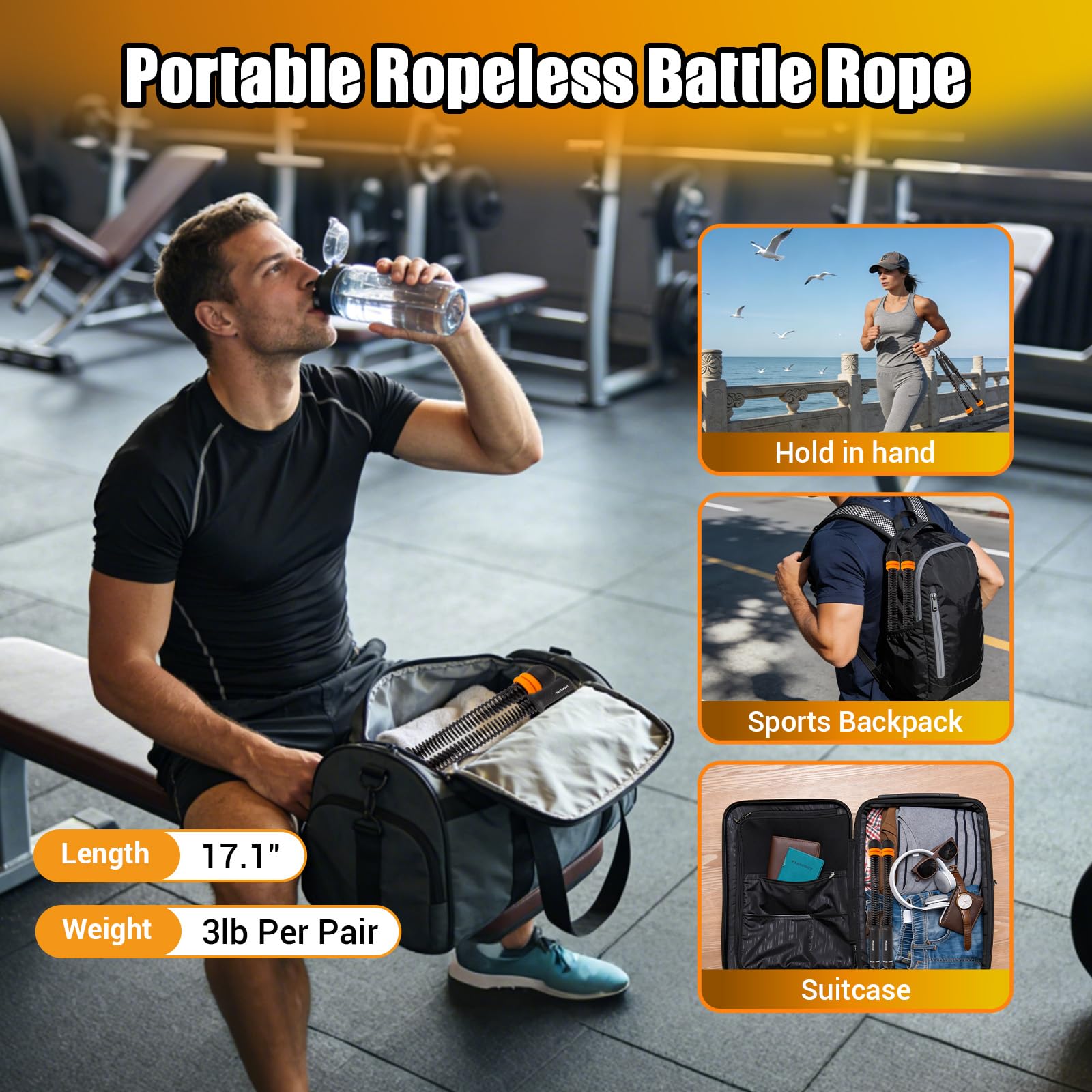 Paleclouds embedded handle design prevents slipping for safer training sessions.
