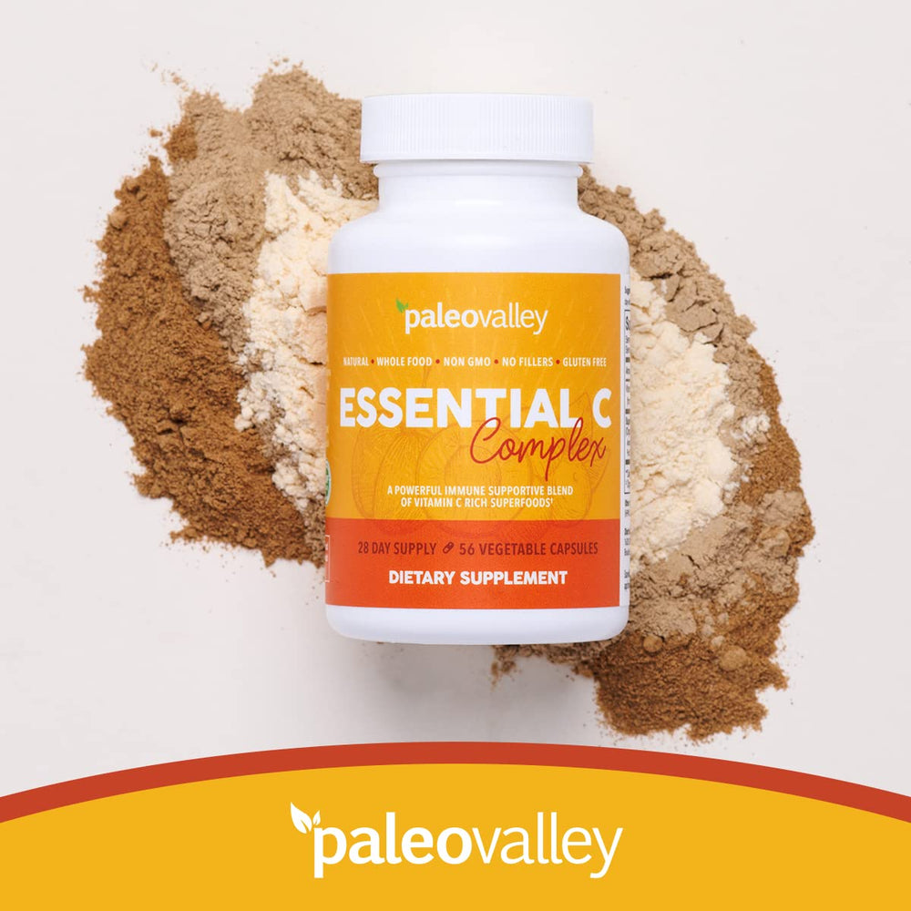 Paleovalley Essential C Complex USA-made pack conveys domestic production and quality.