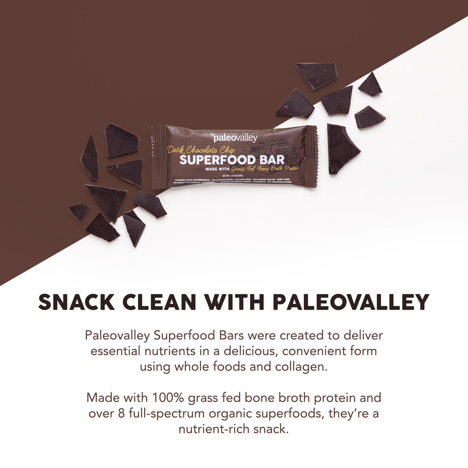 Paleovalley Superfood Bars on-the-go setup in bag for quick energy.