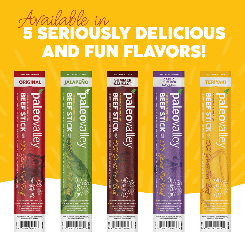 Paleovalley Teriyaki Beef Sticks brand story image conveys small company passion.