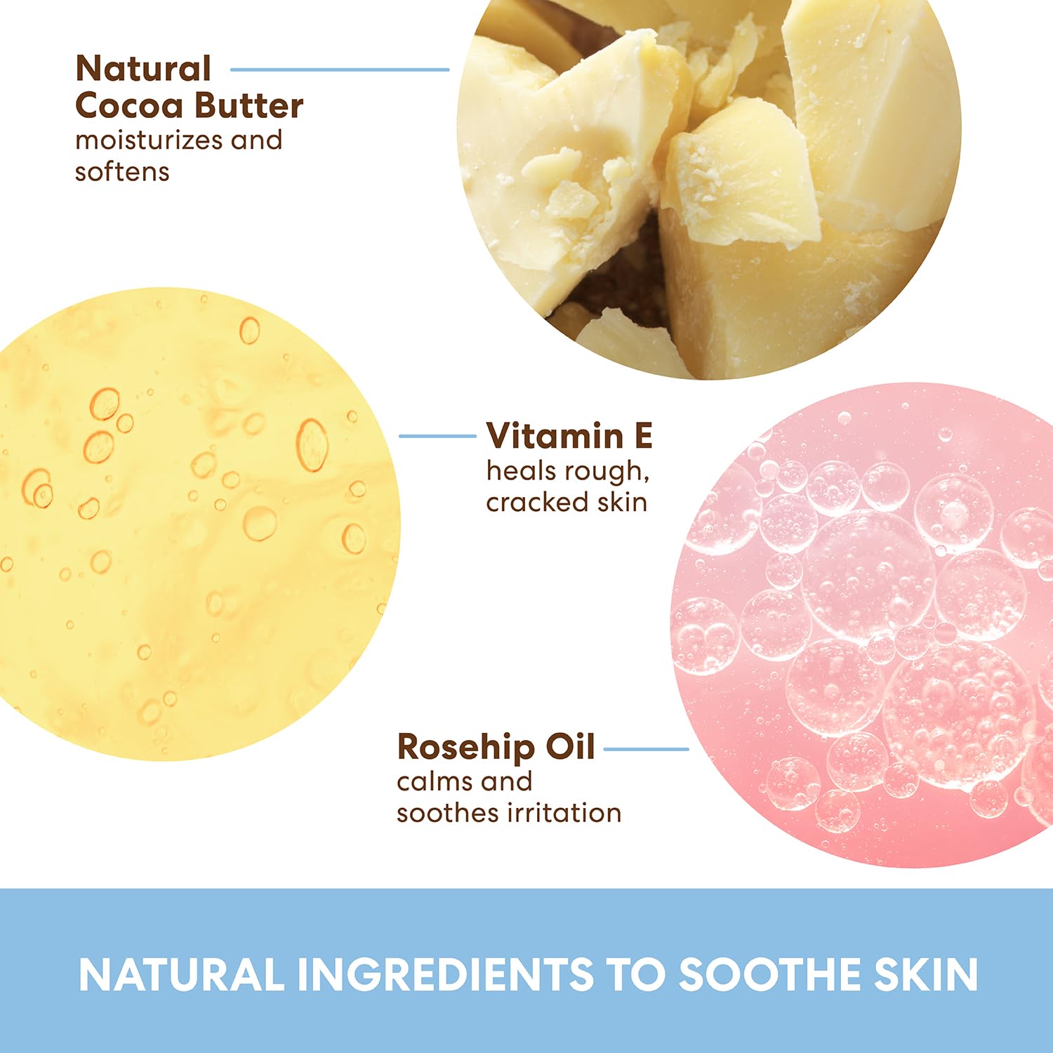 Dermatologist-approved Palmer's baby oil for sensitive skin.