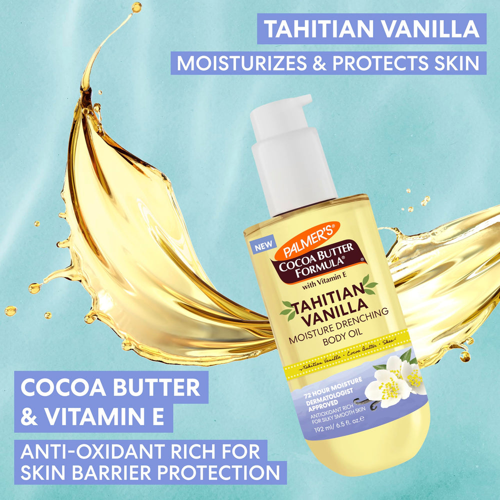 Palmer's 72-hour hydration appearance on skin after application.