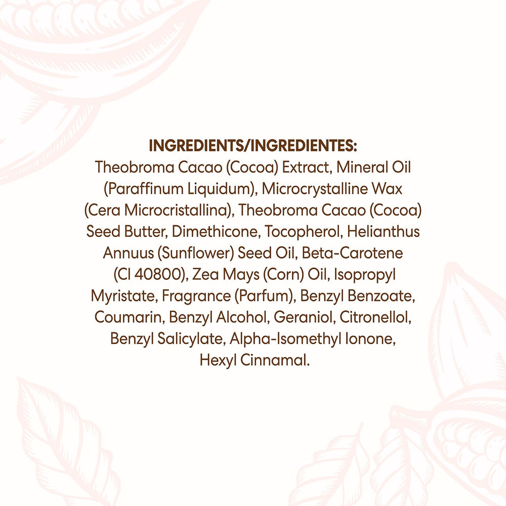 Palmer's Cocoa Butter Balm enriched with Vitamin E for nourished skin.