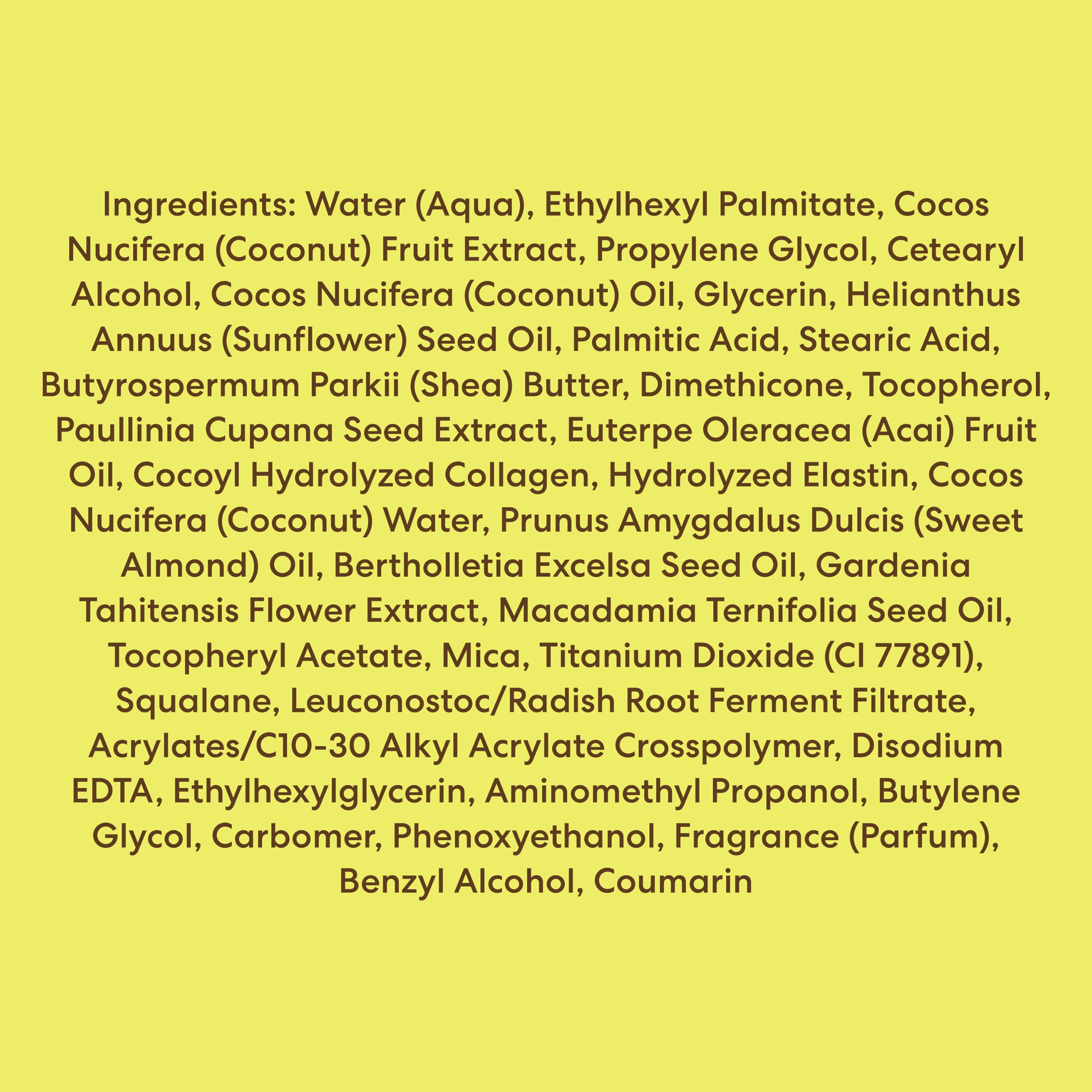 Palmer's Brazilian Coco Cream moisturized skin after use shows lasting hydration