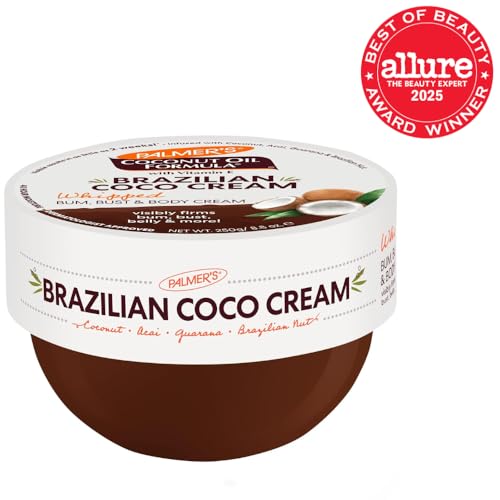 Palmer's Brazilian Coco Cream whipped-texture close-up shows cushiony glide